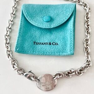 Tiffany & Co. Sterling Silver Oval Tag Bracelet
